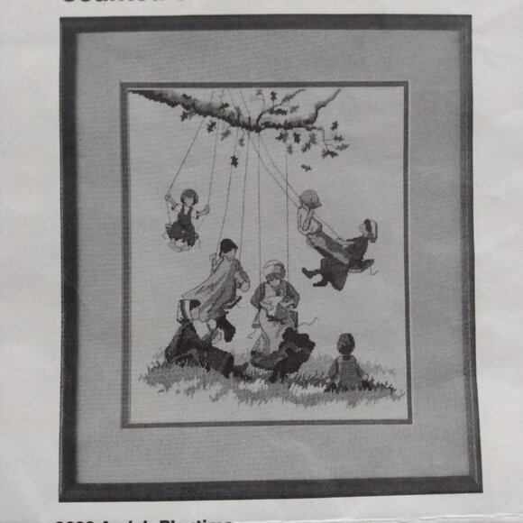 Vintage Amish Playtime & Breezy Day Counted Cross Stitch Charts by Dimensions US - Picture 11 of 14